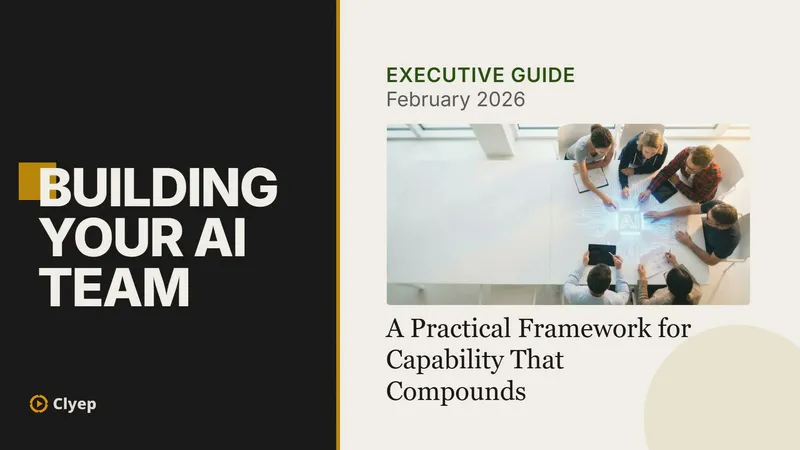 Building an AI Team: A Practical Playbook