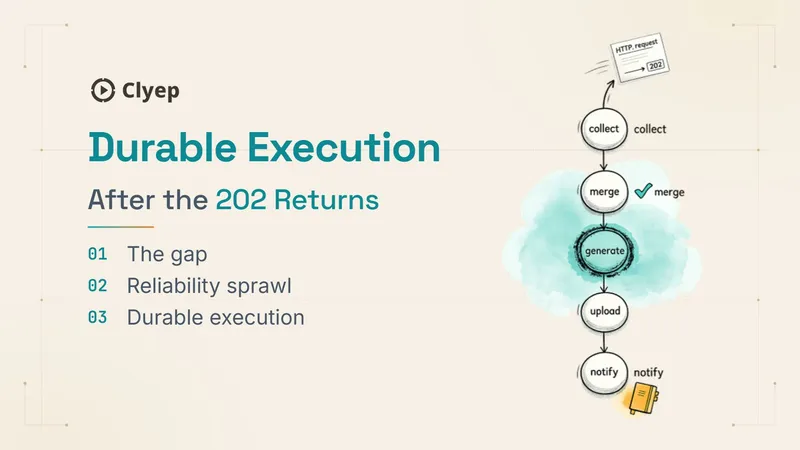 Durable Execution: Reliability Without the Sprawl