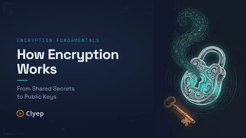 How Encryption Works: From Shared Secrets to Public Keys