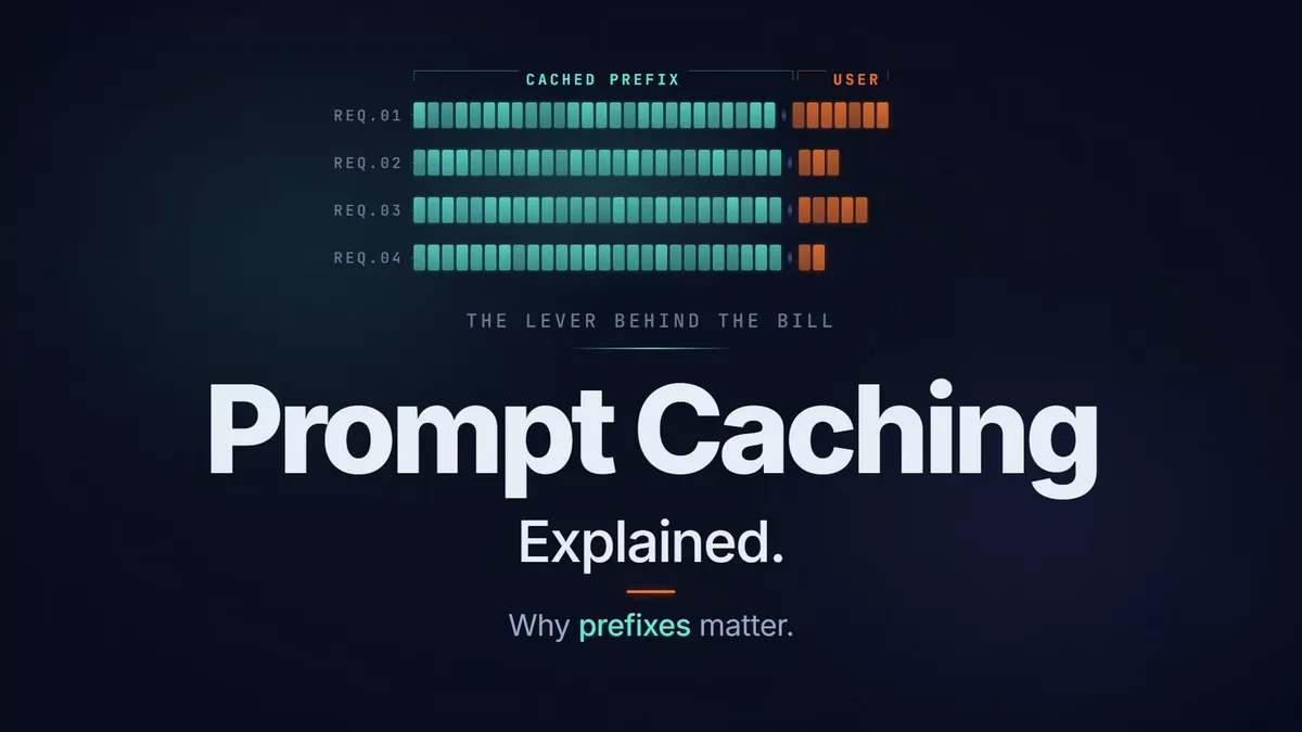 Prompt Caching Explained: Why Prefixes Matter